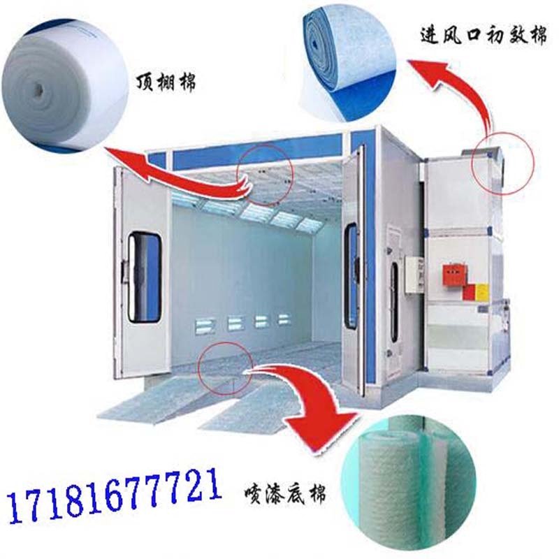 汽车烤漆房过滤棉顶棉家具喷漆房立体胶顶棚棉vf-600天井棉双面胶 - 图0