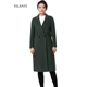 Thương hiệu áo khoác len nữ mùa đông 2017 hai mặt cashmere áo khoác len nữ dài - Áo len lót đôi áo khoác len nữ Áo len lót đôi