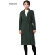 Thương hiệu áo khoác len nữ mùa đông 2017 hai mặt cashmere áo khoác len nữ dài - Áo len lót đôi áo khoác nữ trung niên Áo len lót đôi