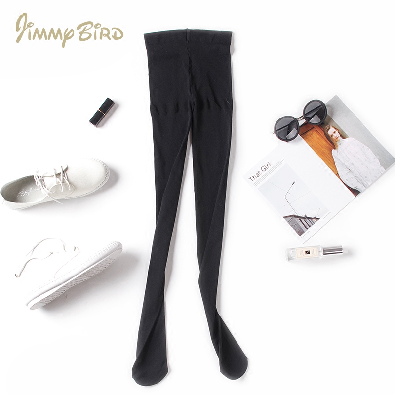 黑色防走光春季不掉裆职业显瘦裤袜 吉米鸟短袜/打底袜/丝袜/美腿袜