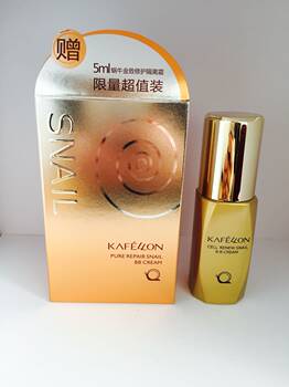 Keflan Snail Gold Repair BB Cream Moisturizing Concealer Moisturizing Naked Makeup Repair BB Cream Counter ຂອງແທ້ສົ່ງຟຣີ