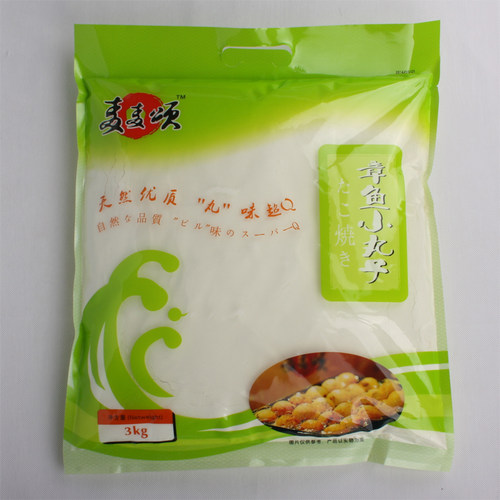 麦麦颂 章鱼粉 章鱼小丸子专用粉 章鱼烧粉 3KG 广东省内20包包邮 - 图0