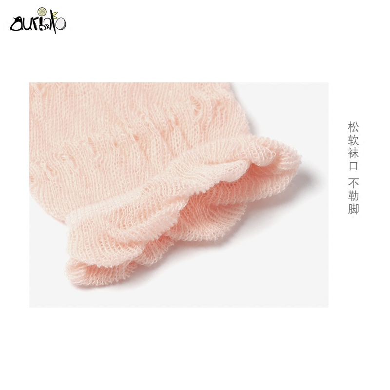 新生婴儿宝宝袜子夏季纯棉腿长筒0-3-6个月1岁