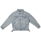 Châu Âu và Châu Mỹ đường cao HƠN KÍCH THƯỚC lỏng lẻo đa năng nước rửa màu xám denim áo khoác nam và nữ áo khoác KANYE - Cao bồi thời trang nam cao cấp	 Cao bồi