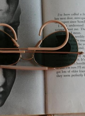 古着80年代绿镜片飞行员太阳镜