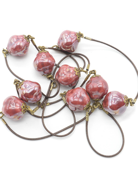 长款手工毛衣项链