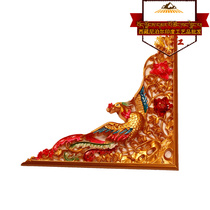 Hidden Red Tibetan Style Painted 50cm Jin Fengxian Rui Great Angle Flower Tibetanate Temple Renovation Materials