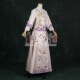 New high-end pink and purple sparkling theme Xiuhe clothing