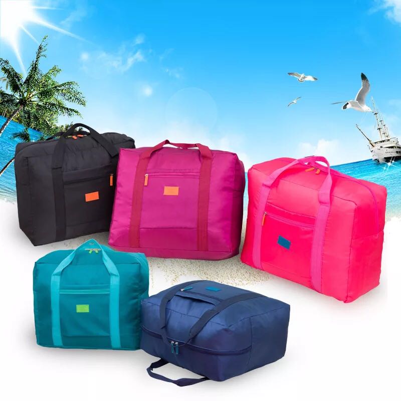 折叠旅行包女手提旅行袋大容量出差短途男可登机防水行李袋旅游包-图2