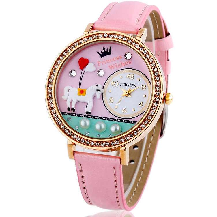 韩国软陶森女系学生韩版儿童手表 世坚饰品国产腕表