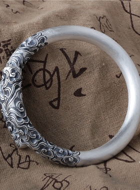 纯足银齐天大圣归来定海神针手镯