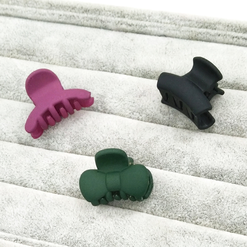 发夹抓夹小号韩国发饰磨砂可爱小抓夹发爪刘海夹顶夹发抓边夹头饰 - 图0