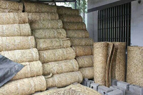 天然芦苇席炕席草席房屋吊顶防潮装修席子床席芦苇席子手工编制 - 图2