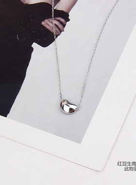 相思豆项链女锁骨链情人节礼物