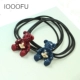 Dây buộc tóc gấu băng đô cao su Hàn Quốc tinh tế dễ thương gấu tóc dây thừng Nhiều lớp quanh co nhiều vòng tóc đuôi ngựa - Phụ kiện tóc kẹp tóc cho bé gái Phụ kiện tóc