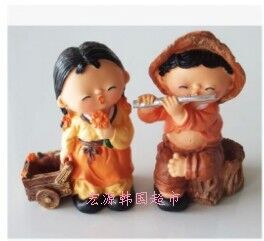 大号吹笛子娃娃装饰摆件农家乐民俗摆台烧烤店朝鲜族娃娃摆件