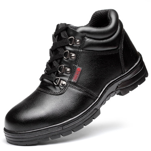 鼎固劳保鞋男款士防砸防刺穿高帮冬季工地工作钢头防水耐磨棉鞋子 - 图1