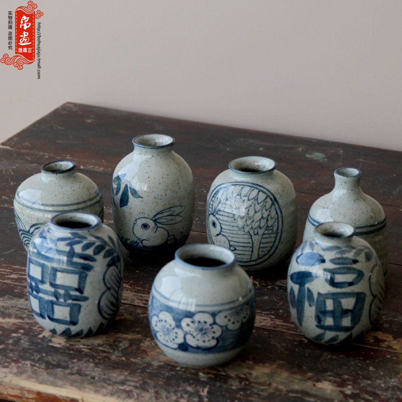 景德鎮青花瓷花瓶擺件陶瓷客廳鮮花麥穗蘆葦干花插花水養寬口復古 景德鎮青花瓷花瓶擺件陶瓷客廳鮮花麥穗蘆葦干花插花水養寬口復古