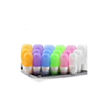 Прозрачная силиконовая бутылка для путешествий из ПВХ, тара, 1 шт, комплект