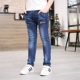Quần jeans bé trai xuân thu mới 12 bé lớn mùa hè quần bé trai 10 quần bé ngoại mỏng thủy triều 15 tuổi - Quần jean quần jean nam mùa đông 1-7 tuổi Quần jean