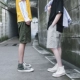 Sinn studio nam 2019 mới hè dụng cụ quần short thủy triều Nhật Bản cá tính lỏng lẻo quần năm điểm - Quần short shop quần áo nam Quần short