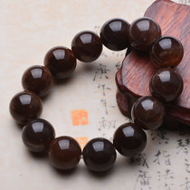 And Ji Bi Sapified Jade Natural Bracelet Beads Hand Strings Silicalized Woozed Jade Bracelet 17 6MM