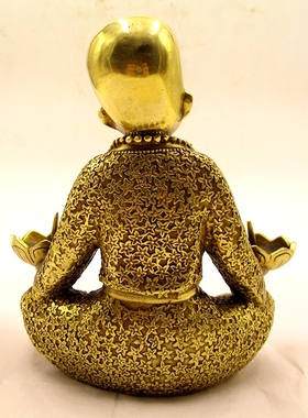 罗汉小和尚沙弥禅意风佛具烛台