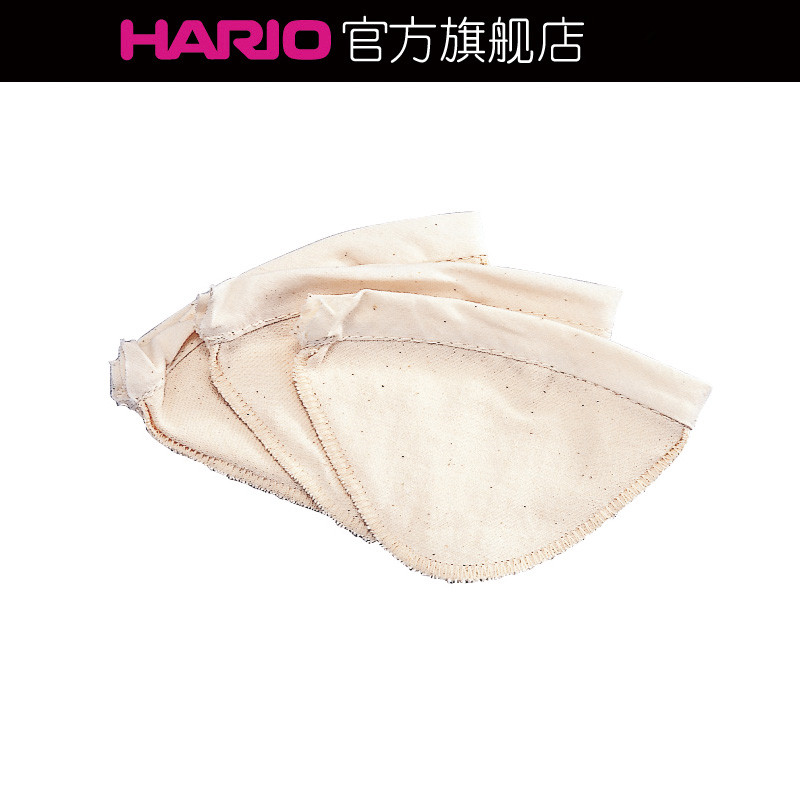 HARIO咖啡配件 法蘭絨手衝咖啡壺濾布3枚裝FD