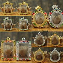 Thai Buddhas Housing Drill Shell Middle Die Small Die Large Die Oval Insert Drilling Enamel Color Shell Buddha Chain chain Sub