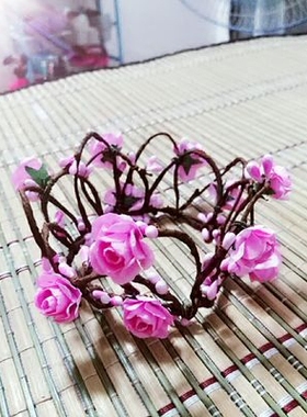 40cm手工diy饰品配件纸花浆果