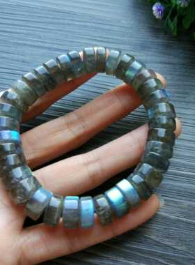 大颗粒拉长石手串