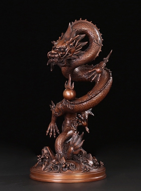 匠泽铜魂龙摆件招财风水工艺品