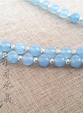 蓝玉髓泰国佛牌其他款式毛衣项链