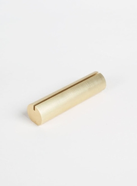 北欧风黄铜标签夹台卡架名片底座