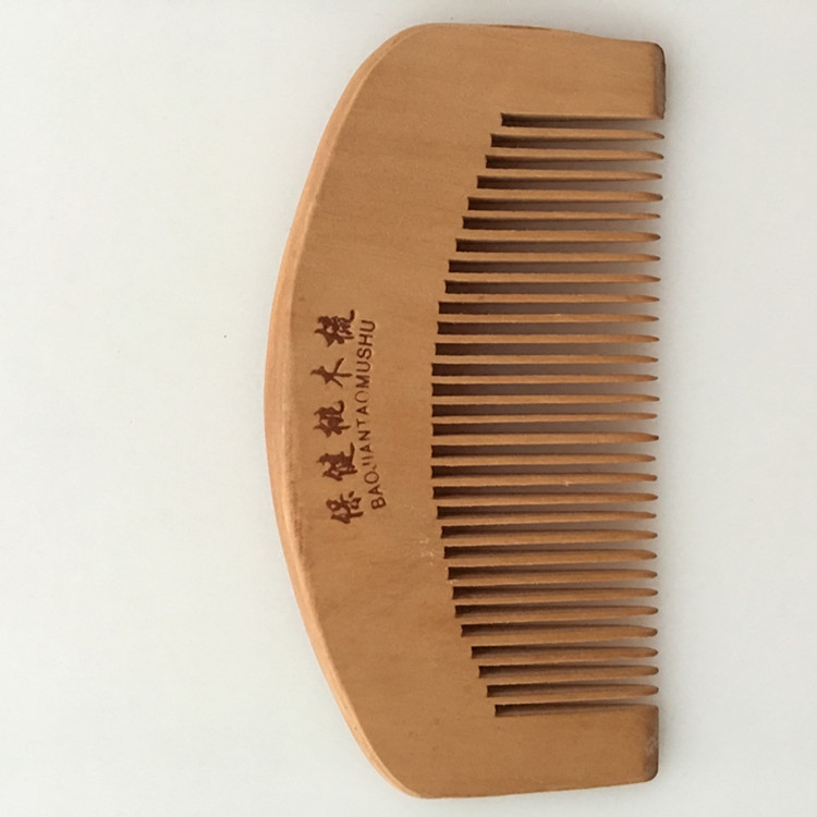 梳子桃木梳子迷你学生开学梳子礼品店两元店发饰盘发梳满包邮木梳 - 图3