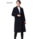 Thương hiệu áo khoác len nữ mùa đông 2017 hai mặt cashmere áo khoác len nữ dài - Áo len lót đôi áo khoác len nữ Áo len lót đôi