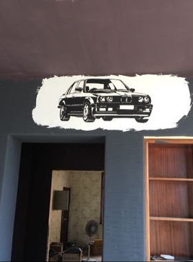 福特复古车贴画贴纸4s车店装饰画