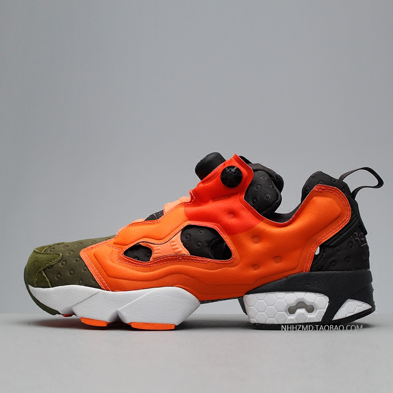 牛哄哄 Reebok Pump Fury 镂空充气跑鞋童鞋33码 AR1413 AR3197 - 图0