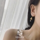 Hai mảnh và giảm 50%! Hợp tác thiết kế 925 sterling bạc mạ 14K lily của thung lũng vòng cổ nữ bông tai vòng tay quà tặng - Vòng đeo tay Clasp vòng tỳ hưu vàng Vòng đeo tay Clasp