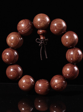 越南紫檀柳佛珠手串黄花梨文玩