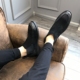 Retro chà màu cũ Martin ủng nam booties da Chelsea ủng Anh cao giày nam cao giày da nam - Giày ống giầy nam hàng hiệu Giày ống