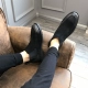 Retro chà màu cũ Martin ủng nam booties da Chelsea ủng Anh cao giày nam cao giày da nam - Giày ống giày lacoste nam Giày ống
