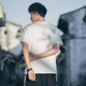 Mùa hè nam mới to tròn thương hiệu áo thun trắng tay ngắn tay trắng trẻ trung nam phiên bản Hàn Quốc của áo thun cotton hàng đầu - Áo phông ngắn áo phông nam cao cấp Áo phông ngắn