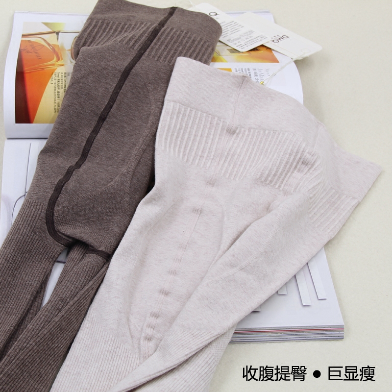 微压显瘦春秋纯棉薄款灰色螺纹打底裤女连袜踩脚连裤袜中厚不起球,淘宝优惠券,粉丝福利购,淘宝优惠卷