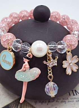 花朵水晶手链包邮