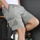 Quần short nam trung niên mùa hè kích thước lớn quần giản dị của cha trung niên quần rộng bãi biển cotton năm quần nam - Quần short quần short thô nam Quần short