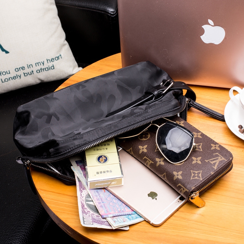 商务时尚男包大容量牛津布休闲包包 wmnuo男士包袋