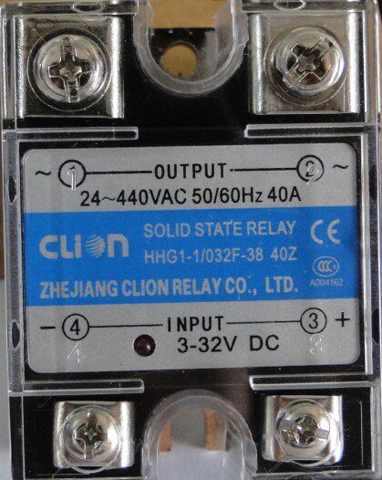 Per C-Lin Relè Monofase Stato Solido HHG1-1/250F-38 10/15/25/40/60/80/100A