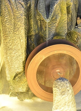 中式风大型假山庭院造景落地摆件