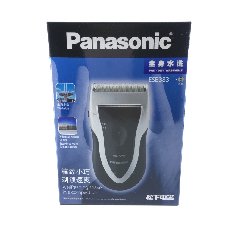 松下电动esb383全身水洗电池刮胡刀 好优好电器剃须刀